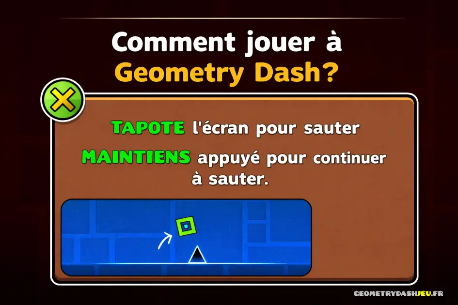 Comment jouer à Geometry Dash