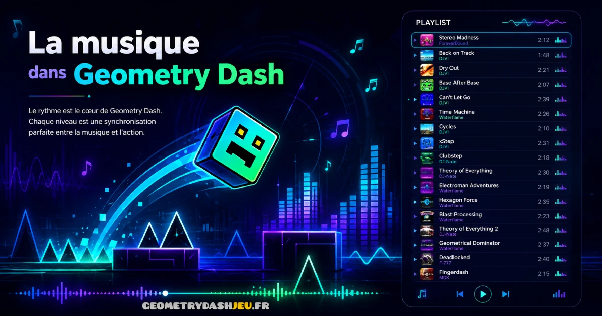La musique dans Geometry Dash
